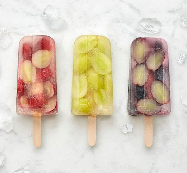 Frozen Grape Lemonade Pops