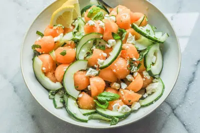Melon Cucumber Salad